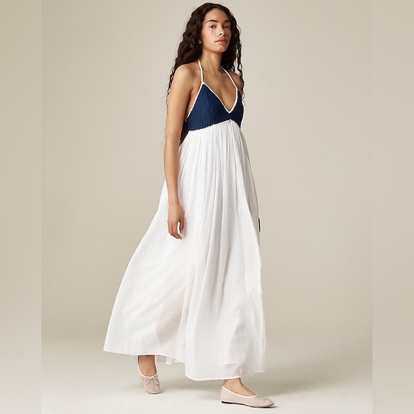 J. Crew Dresses & Skirts - NWT J. Crew Crochet Mixy Long Flowy Dress, Size Medium